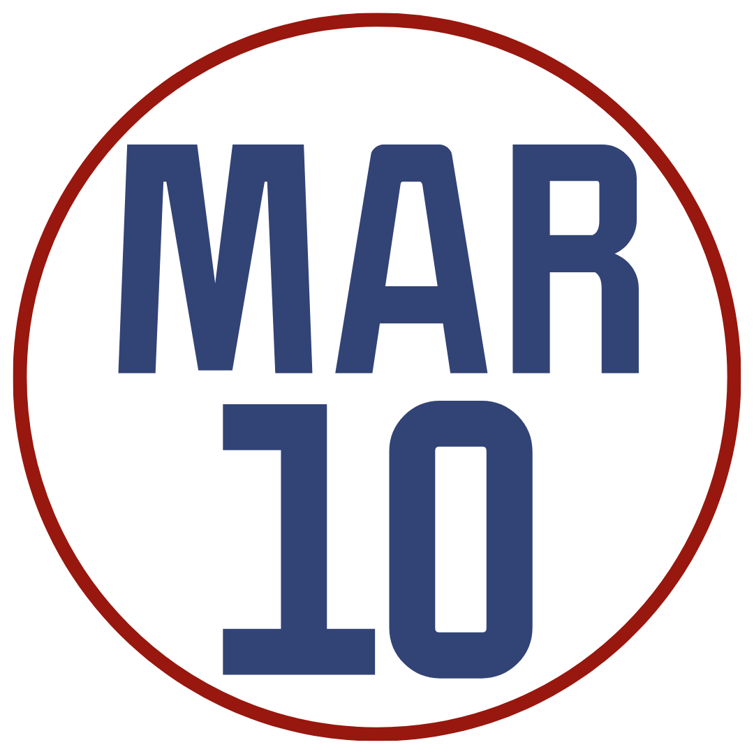 Sunday, March 10th logo